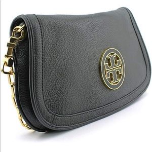 Tory Burch Amanda Logo Clutch - great condition!